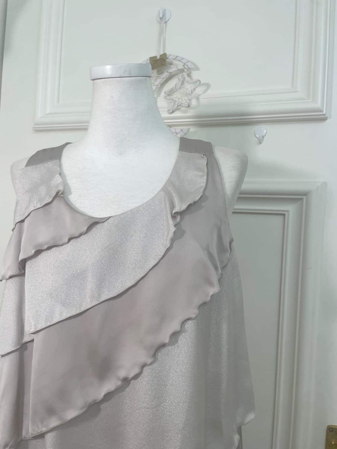 mute lavender crystal button long cardig 상품이미지6
