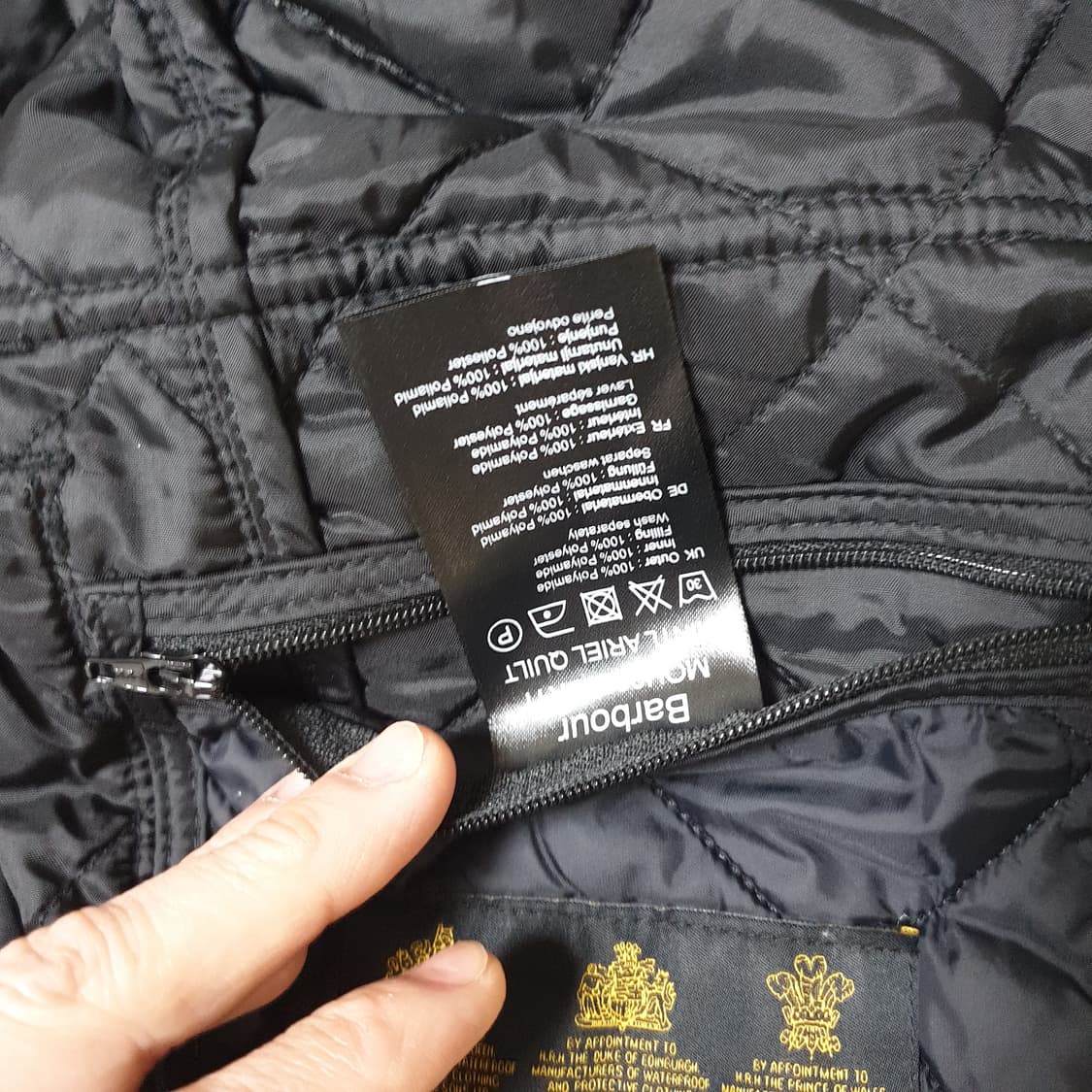 바버 인터내셔널 바이커 퀼팅 자켓 상품이미지8