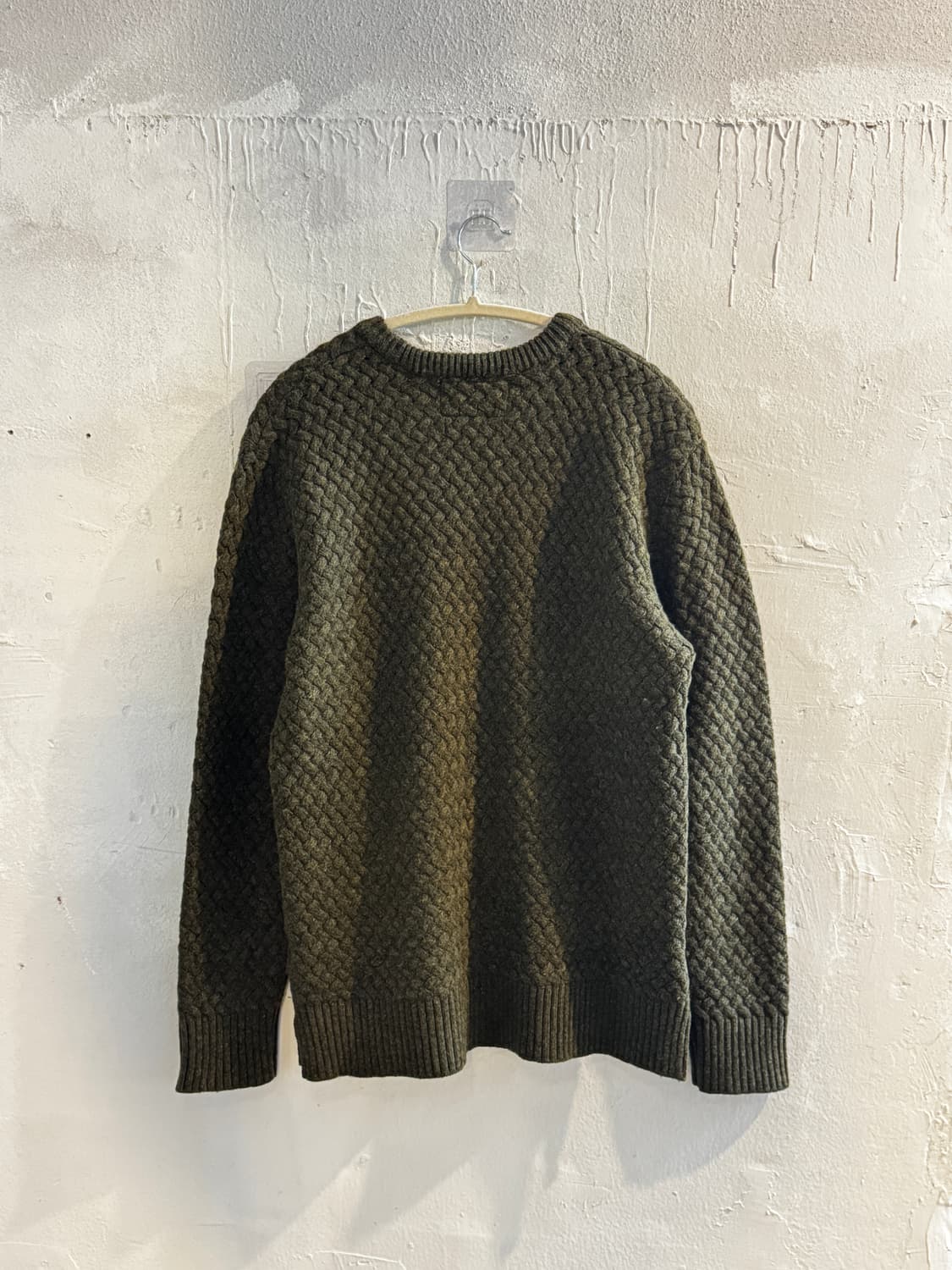 프리즘웍스 체인메일 니트/모스 그린 상품이미지2