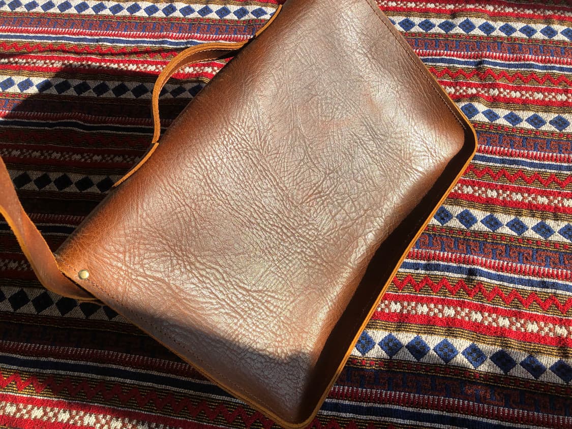 자첼 레더 사첼백 브라운 브리프케이스 상품이미지9