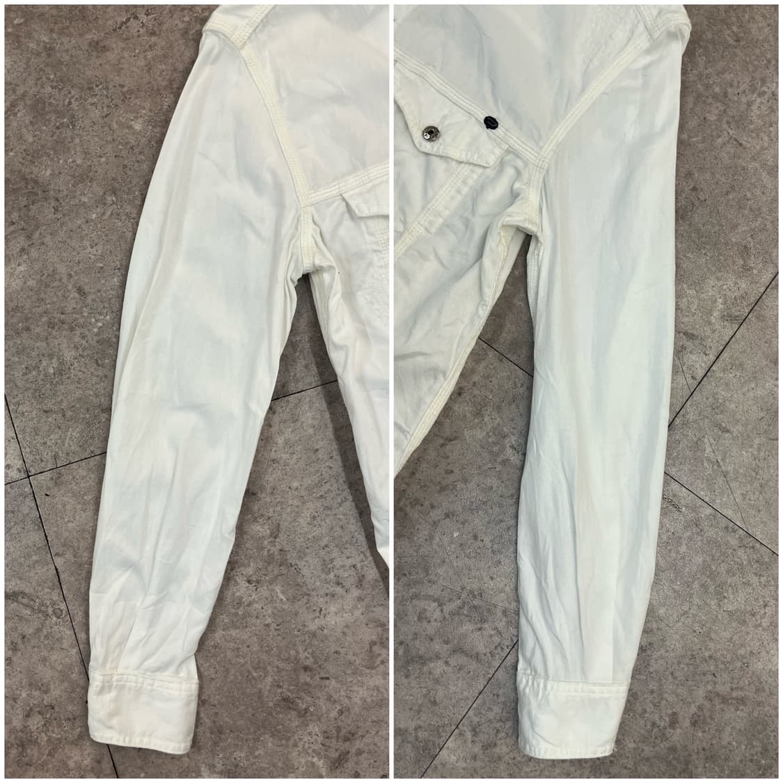 디젤 웨스턴 셔츠 화이트 #csz4167 상품이미지7