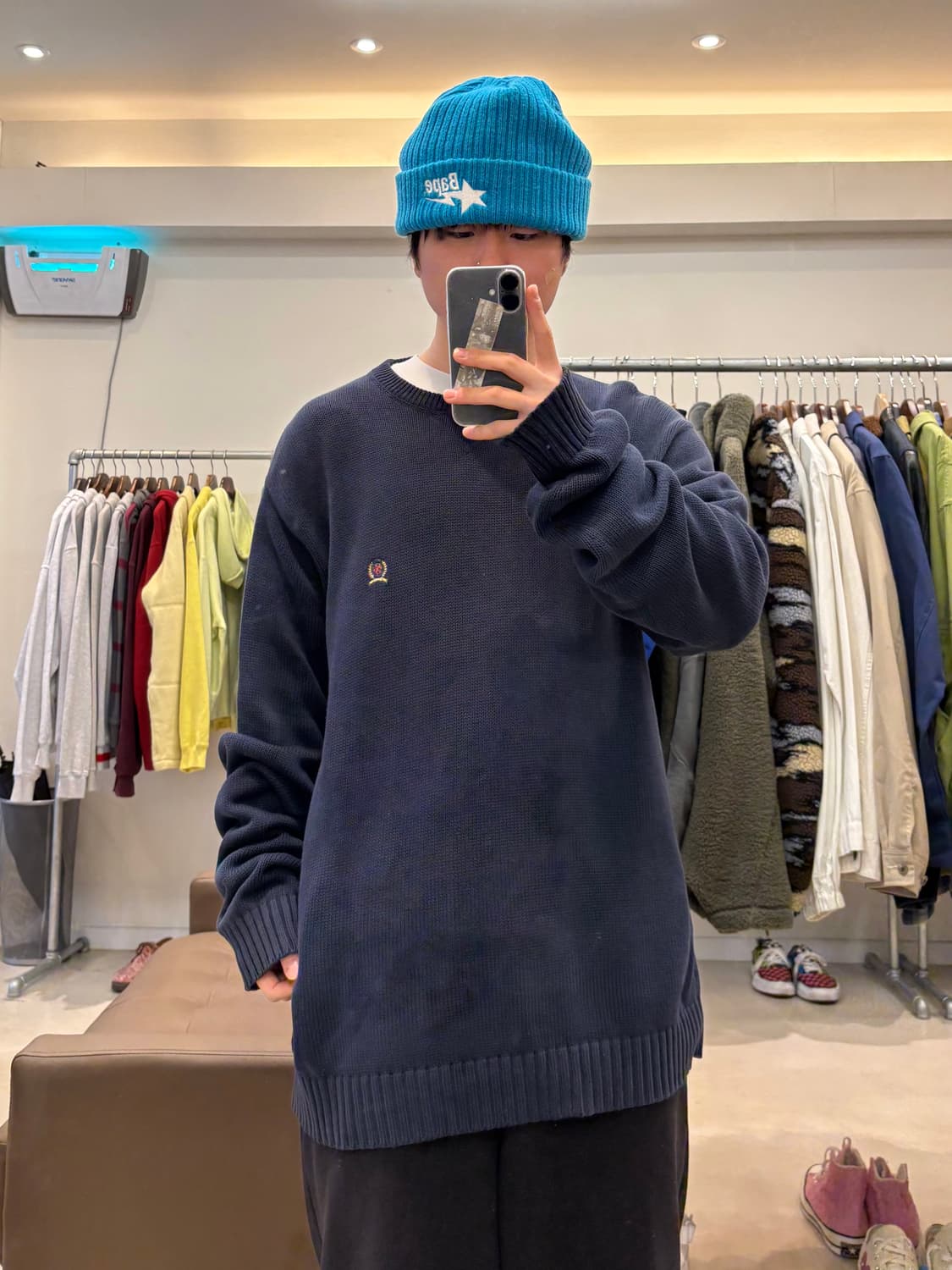 타미힐피거 크레스트 로고 헤비 니트 상품이미지8