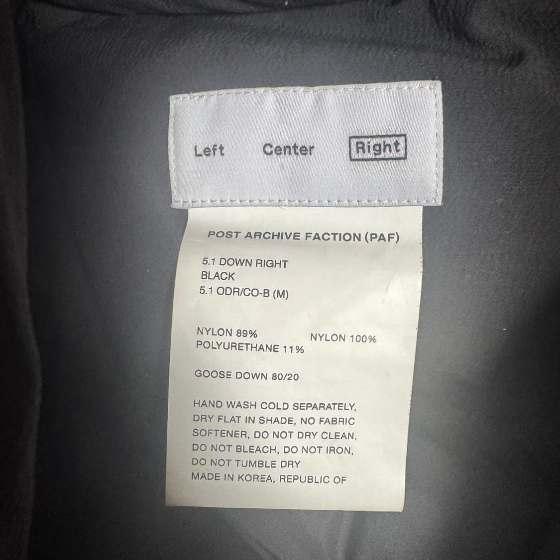 [MPost Archive Faction 파프 5.1 down right 상품이미지3