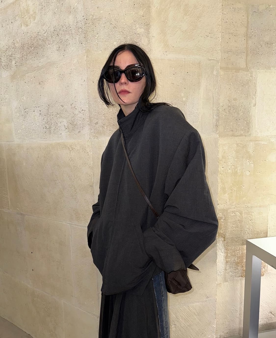 [38]발렌시아가 오버숄더 블루종 상품이미지1