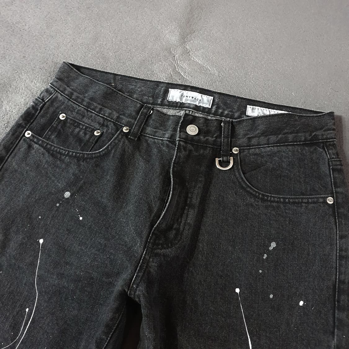 토니웩 머스크 페인팅 슬림스트레이트 데님 팬츠 32 상품이미지2