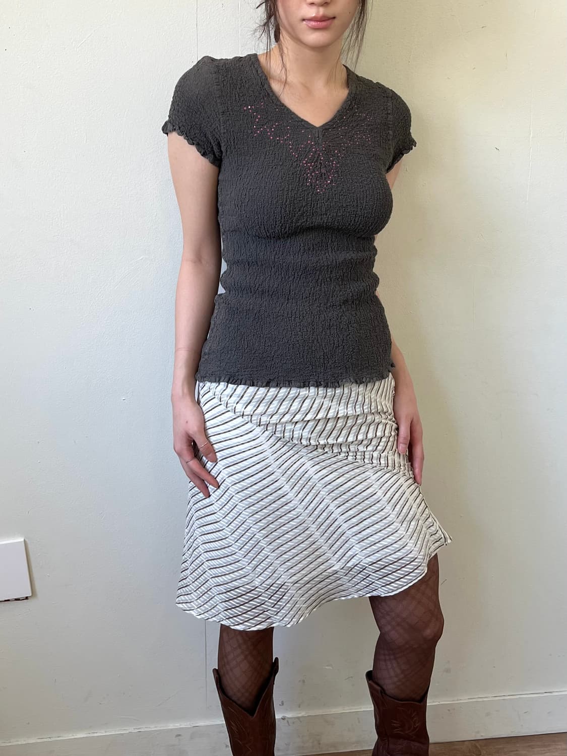 ME Issey Miyake 쭈글이 아트 탑 상품이미지7