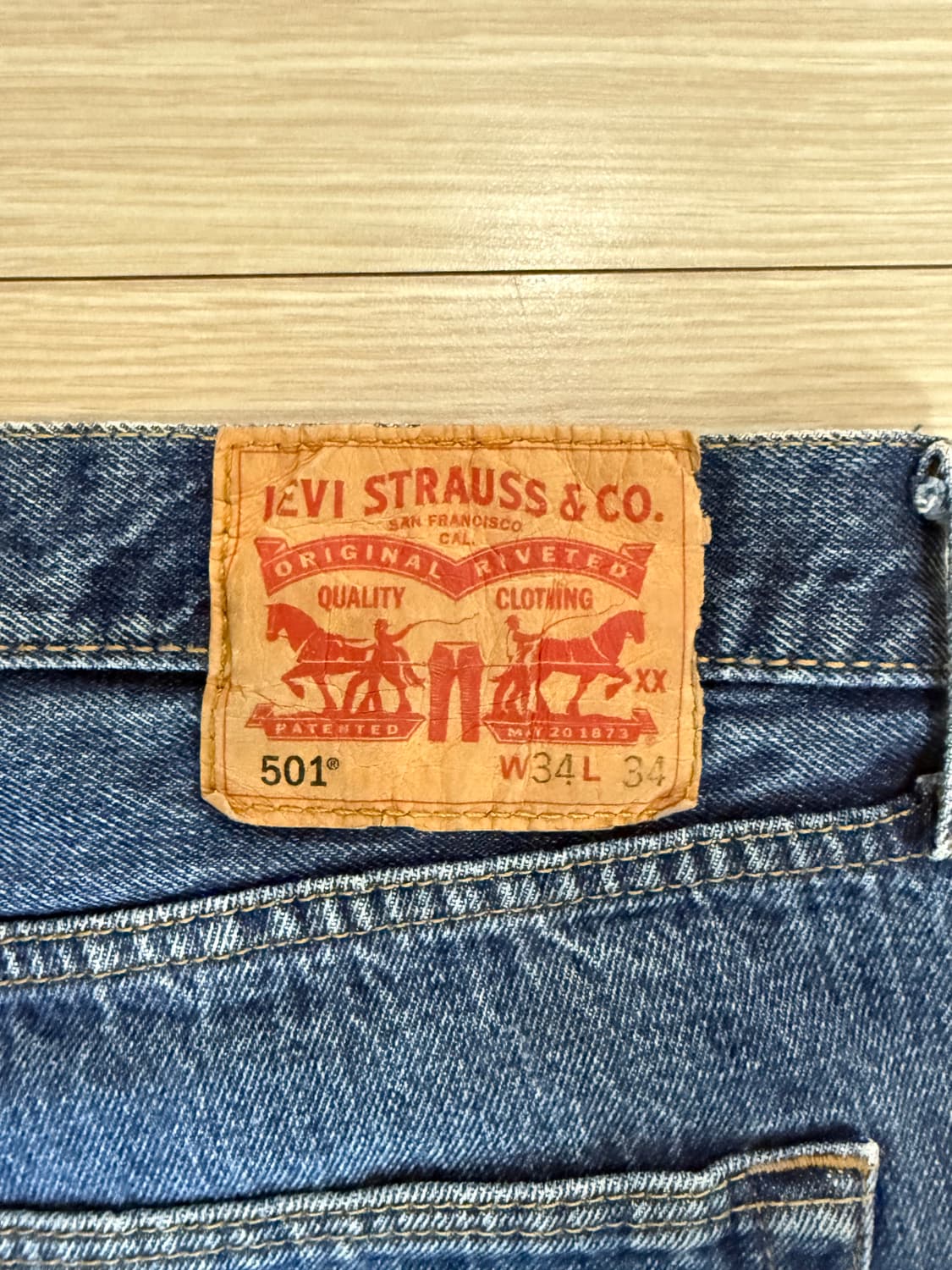 리바이스 501 34/34 상품이미지3