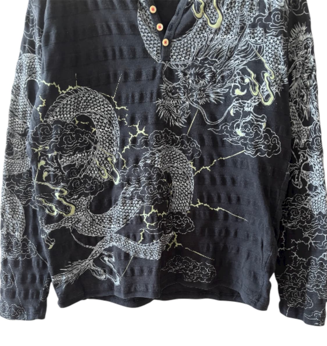 재패니즈 드래곤 프린티드 롱슬리브 티셔츠 상품이미지3