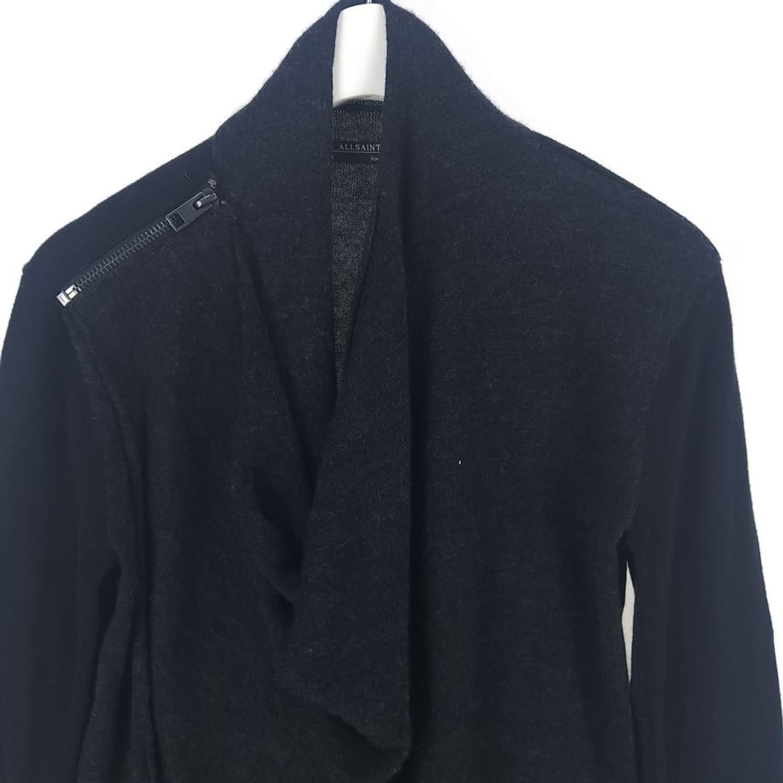 [여36]올세인츠 차콜 울 오픈 니트[Y61-024] 상품이미지2