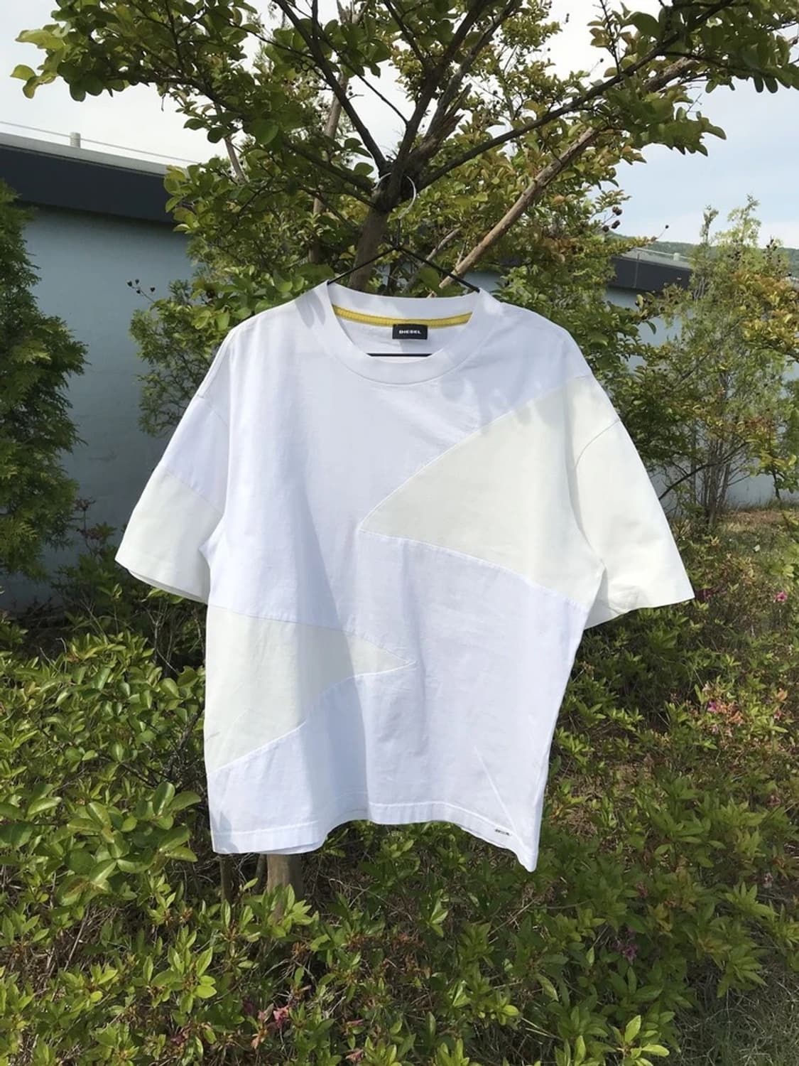DIESEL White Panel Design Tee 상품이미지1