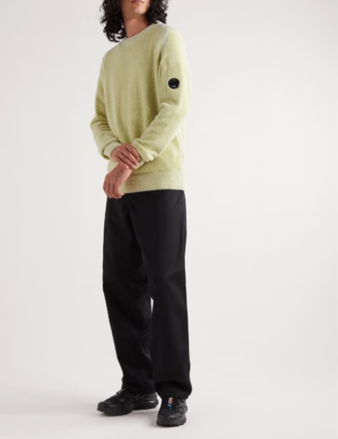 CP컴퍼니 램스울 아플리케 플리스 렌즈 스웨터 PN8446 상품이미지2