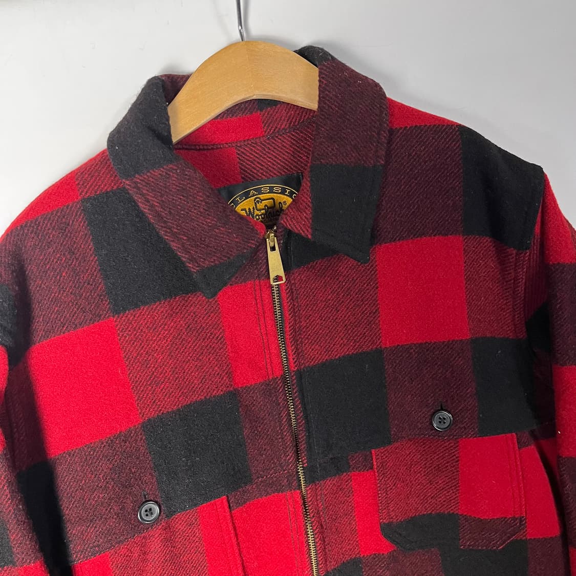 [Woolrich] 80~90's 울리치 버팔로체크 울 자켓 상품이미지3