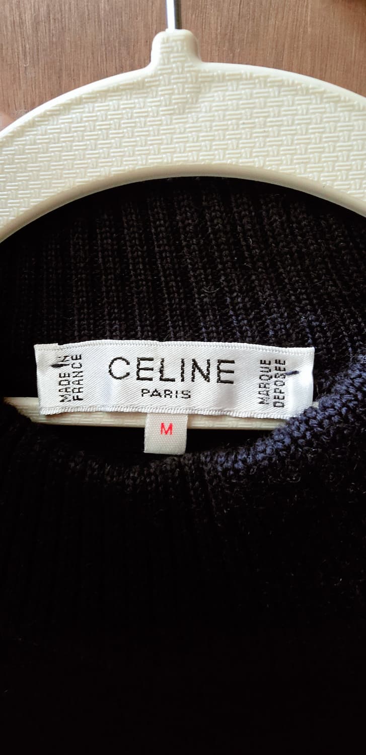 M)올드 셀린느 니트 Made in France 빈티지 CELINE 상품이미지3
