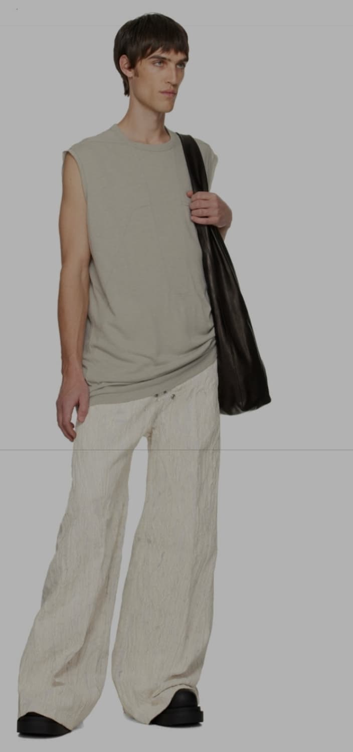 릭오웬스 FW25 밀크메가크러스트 와이드 벨라 데님 46사이즈 상품이미지3