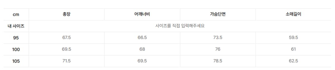 커스텀멜로우 오버사이즈 핏 후드 구스다운 봄버 95 상품이미지8