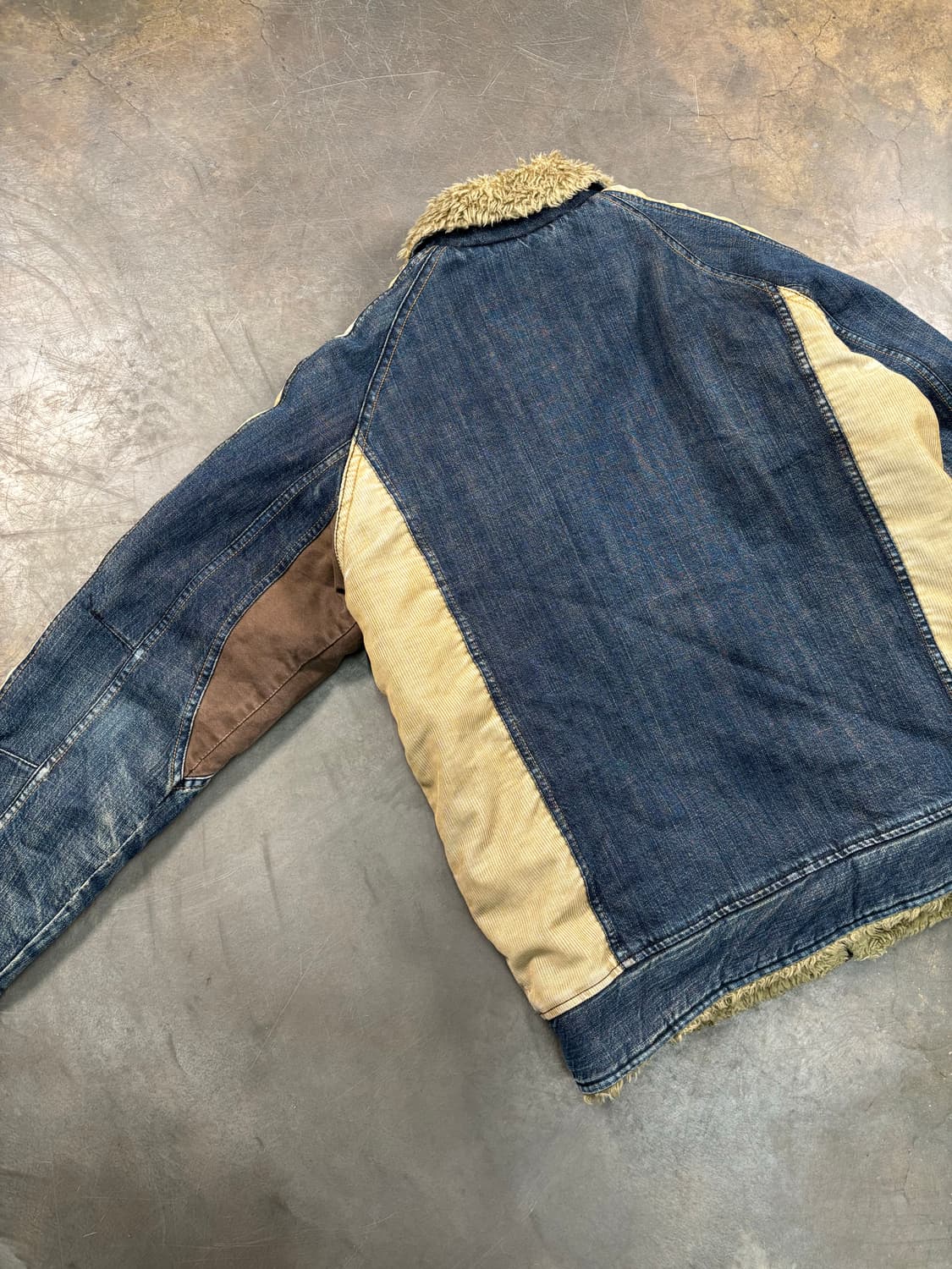 빈티지 데님 쉐르파 자켓 상품이미지8