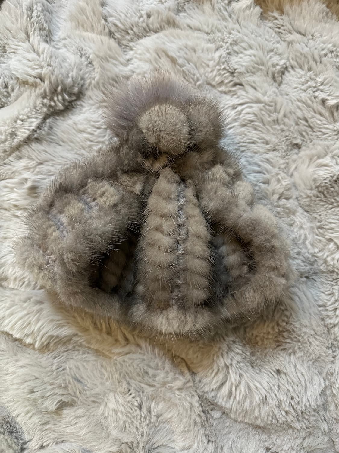 일본 빈티지 밍크 모자 판매합니다.  상품이미지2