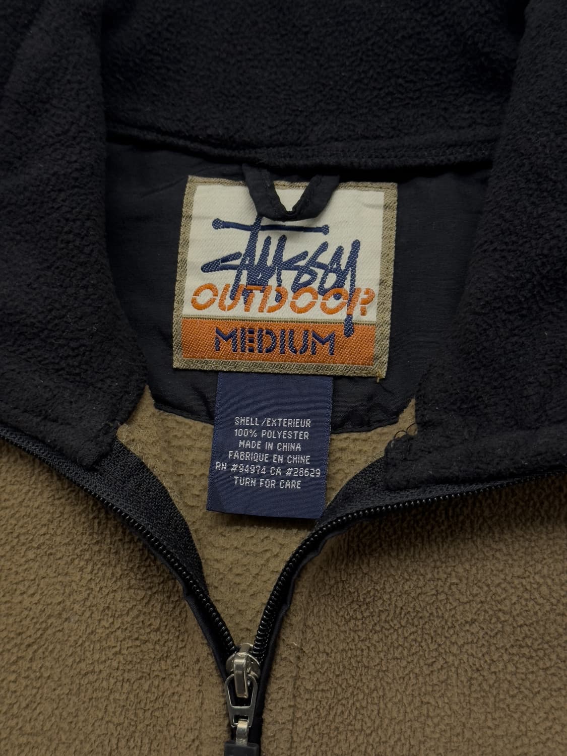 90‘s 스투시 플리스 자켓 상품이미지6