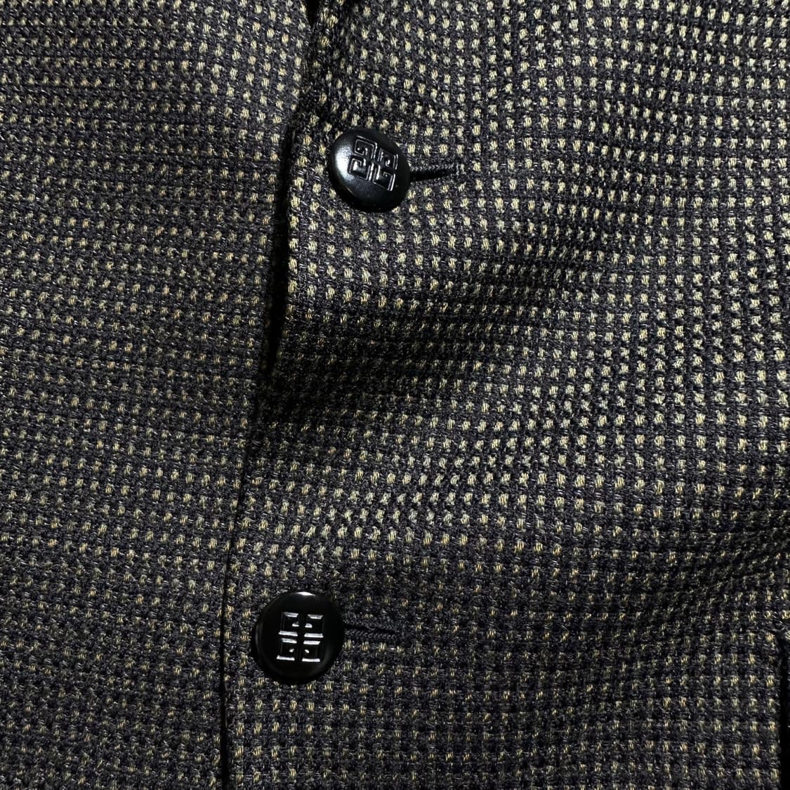 지방시 캐시미어 블렌드 트위드 체크 싱글 2B 블레이저 상품이미지4