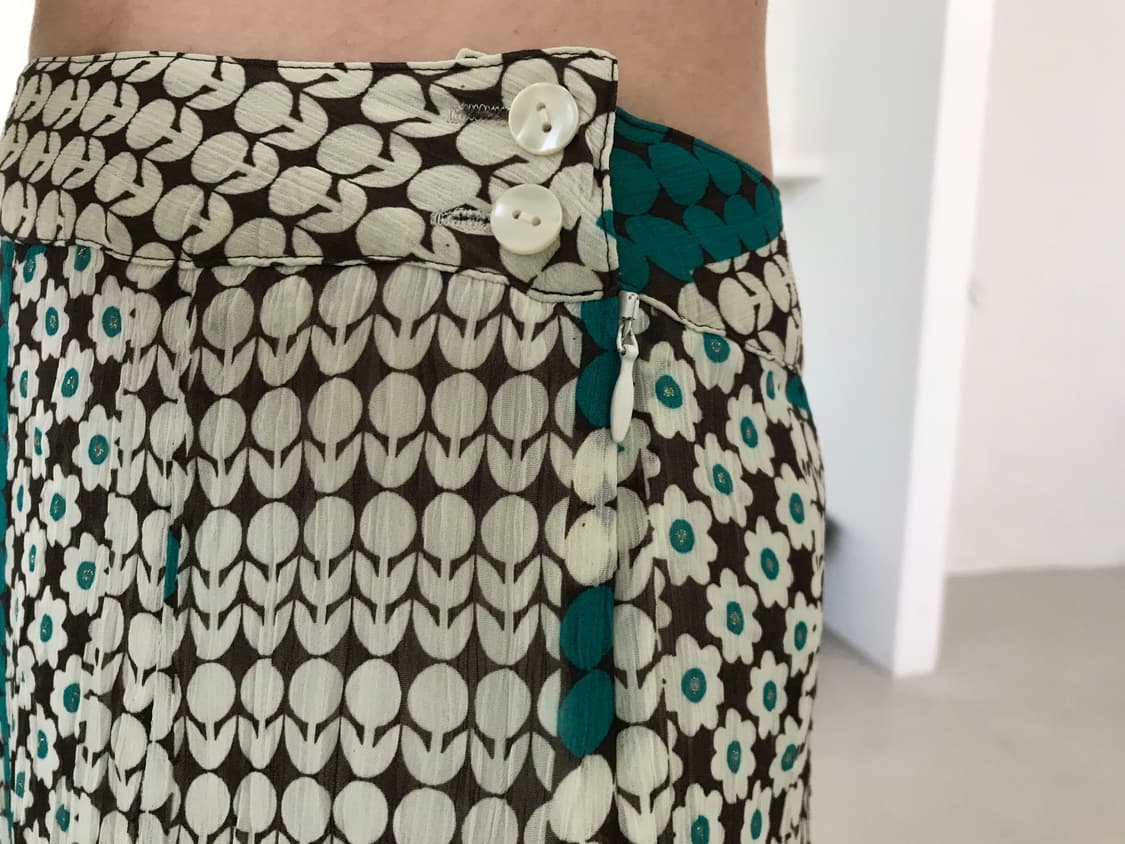 vintage pattern skirt 상품이미지3