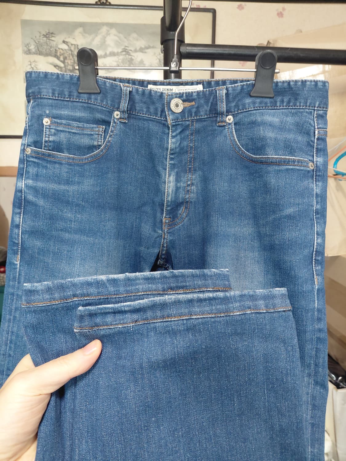 [헤지스]데님 청바지 32(82센티)사이즈 상품이미지9