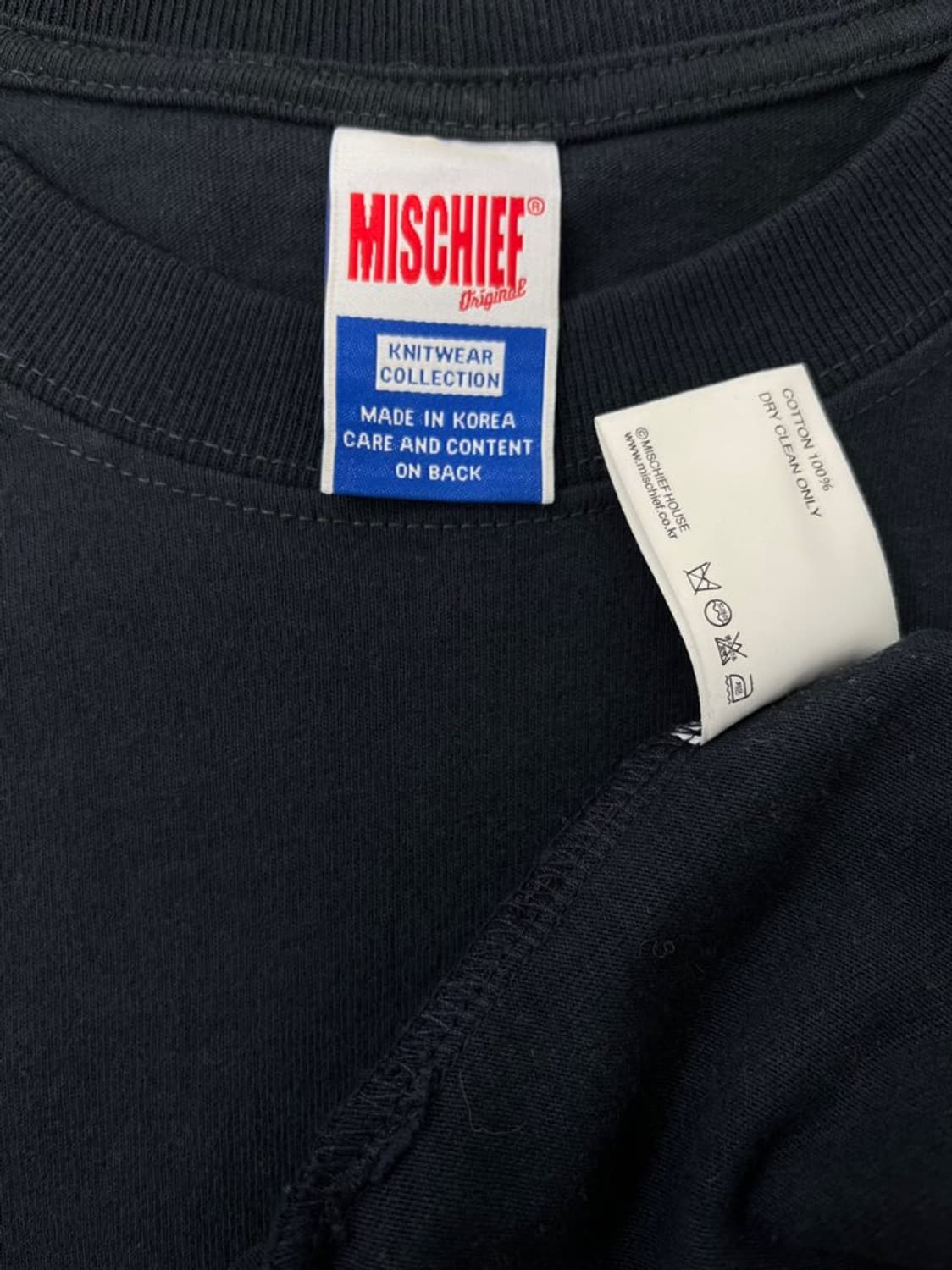 미스치프 롱 슬리브 티셔츠/#3433 상품이미지3