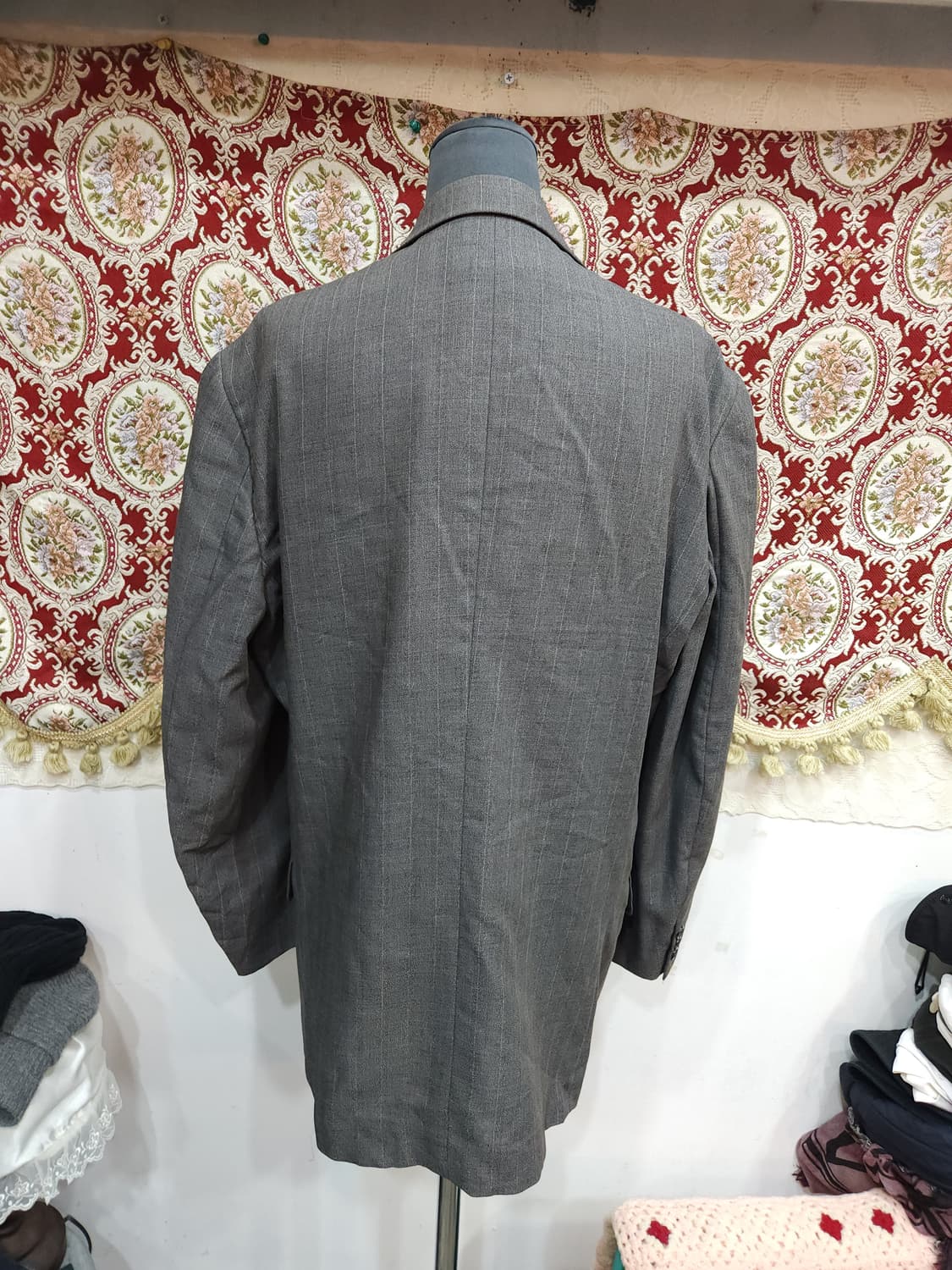 이세이미야케 80s 스트라이프 썸머울 블레이저

 상품이미지8