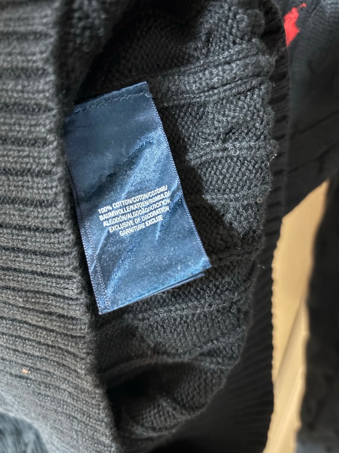 폴로 랄프로렌 보이즈 꽈배기 니트 L 상품이미지3