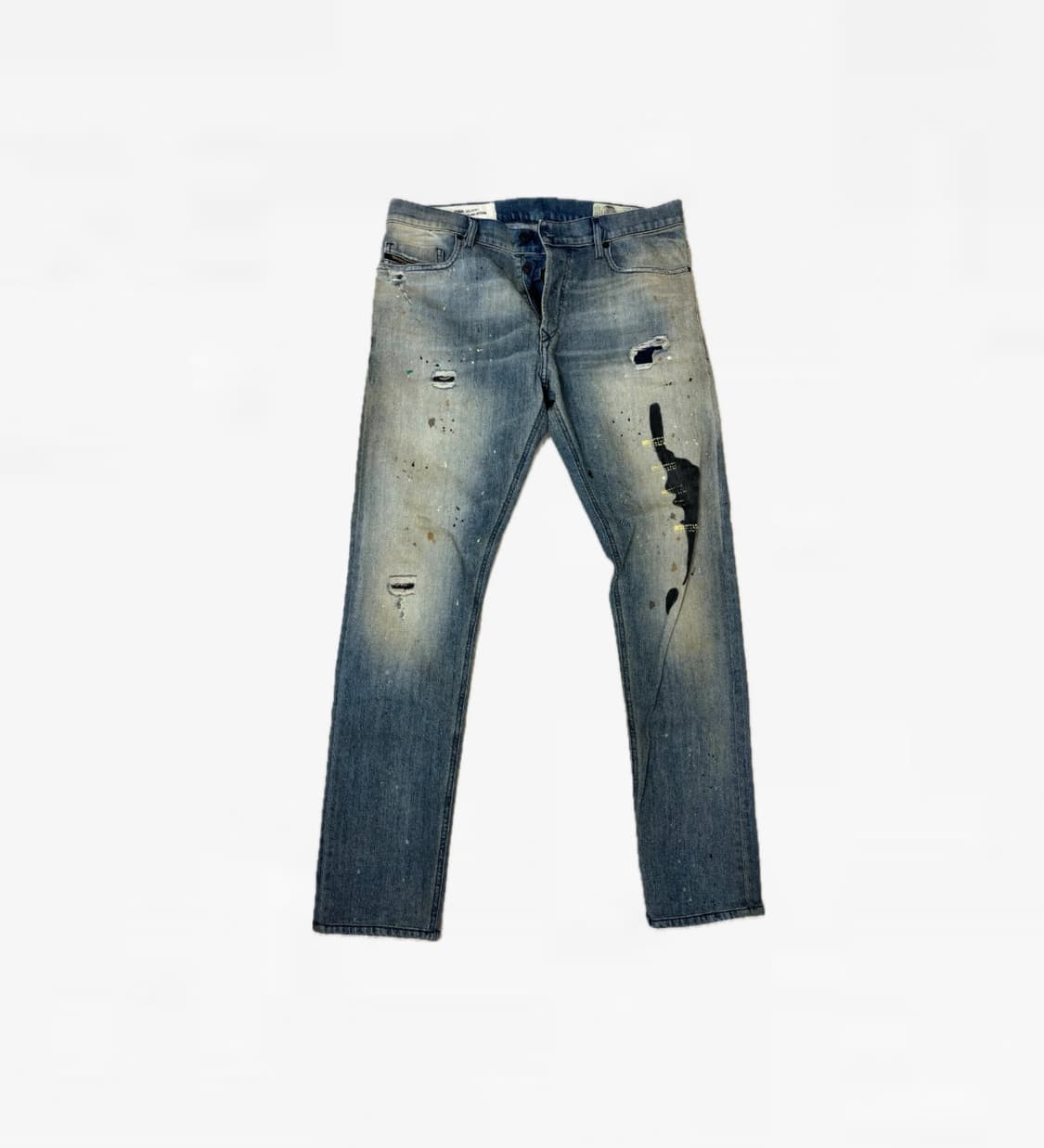 Diesel 데미지 워싱 청바지 상품이미지1
