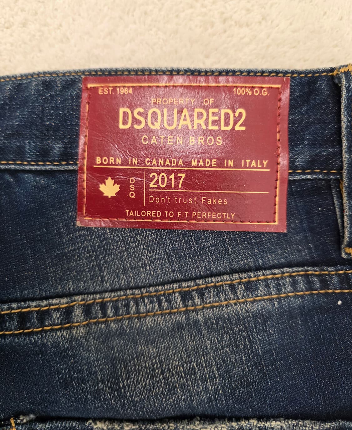 디스퀘어드2 남자 청바지.   싸이즈 28 상품이미지6