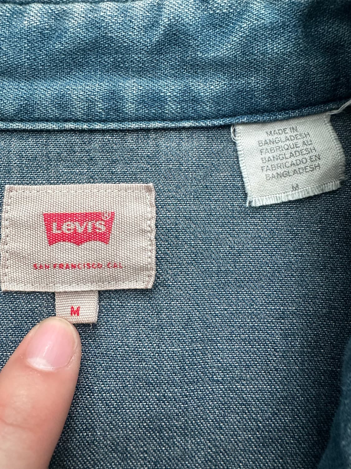 리바이스 클래식 웨스턴 데님셔츠 상품이미지4