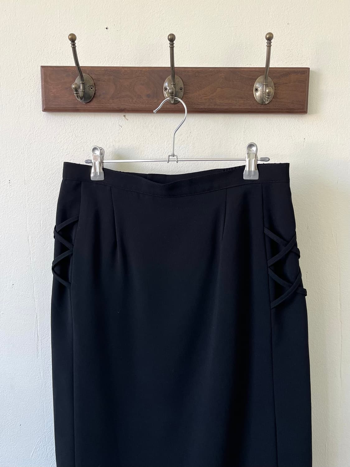 Japan vtg 블랙 코르셋 스커트 상품이미지2