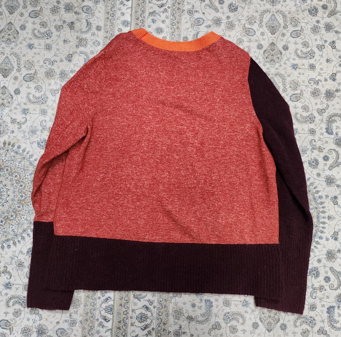 COS 코스 컬러블록 배색 니트 L 상품이미지2