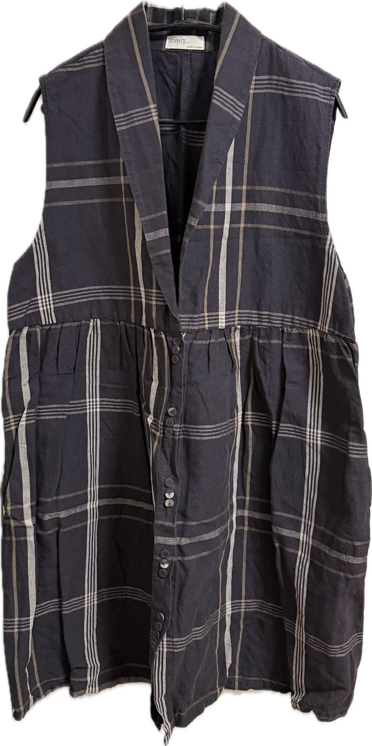 체크 원피스 상품이미지1