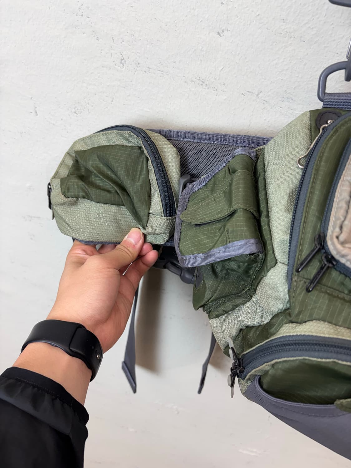 엘엘빈 L.L.Bean 빈티지 피싱 크로스백 그린 상품이미지9