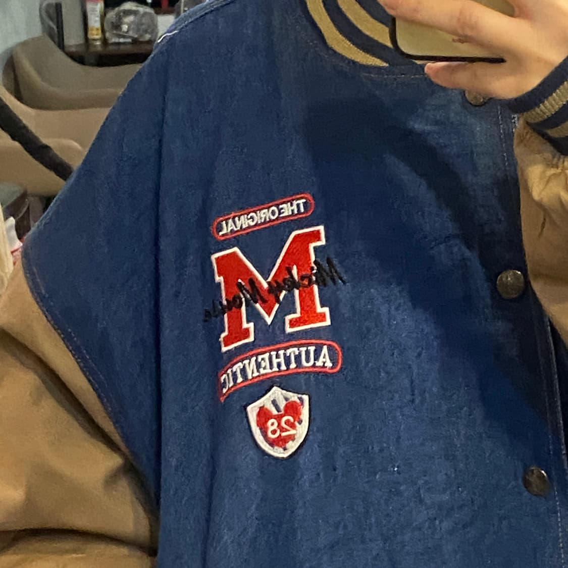 [NO.9] VTG 데님 바시티 자켓 상품이미지3