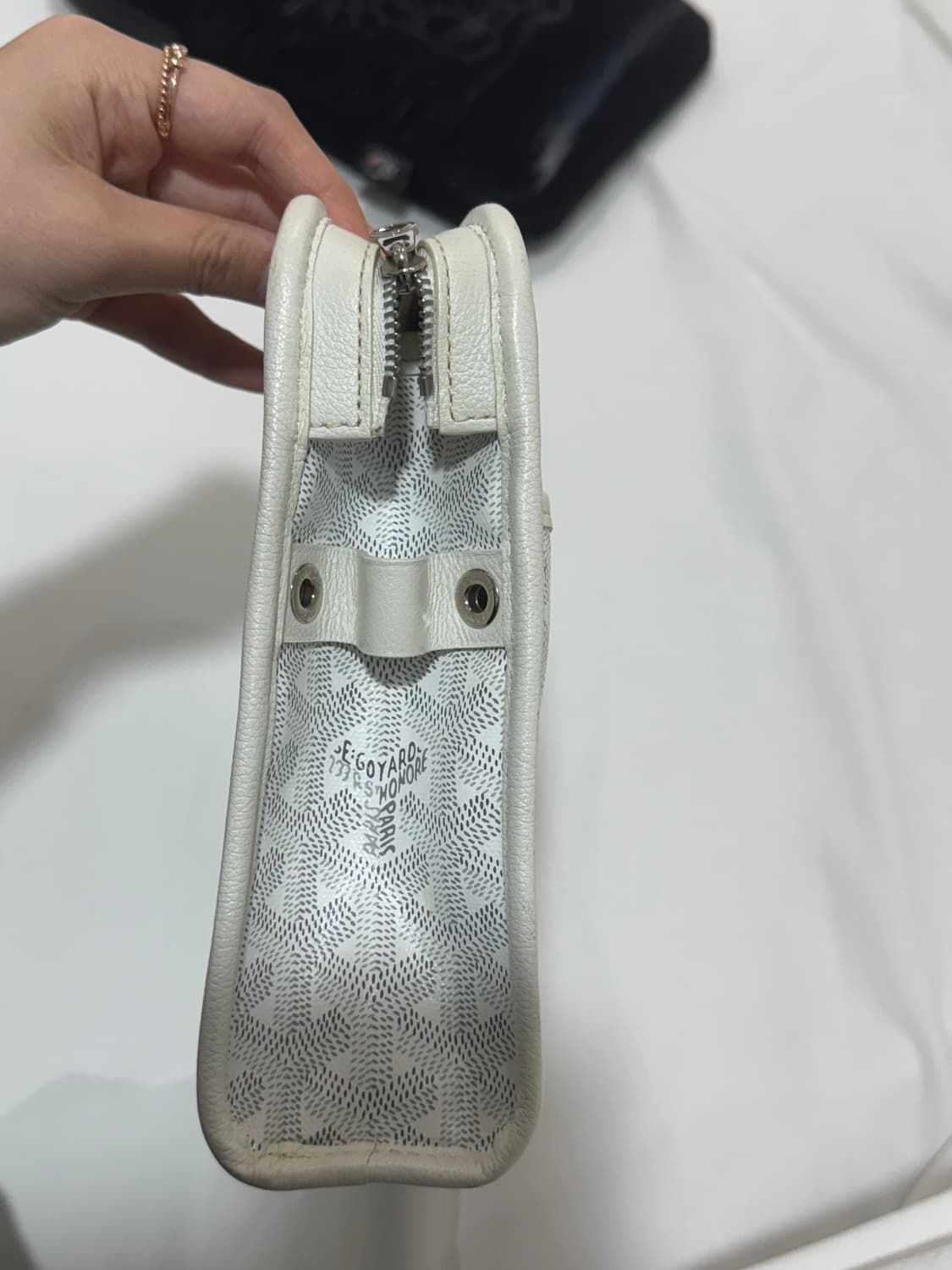 고야드 쥬방스 MM 토일렛백 화이트 상품이미지6