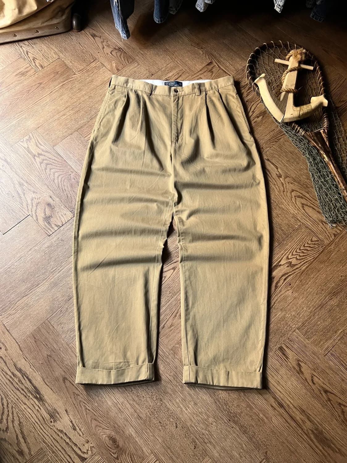 [36]폴로 랄프로렌 HAMMOND 클래식 롤업 치노팬츠 상품이미지1