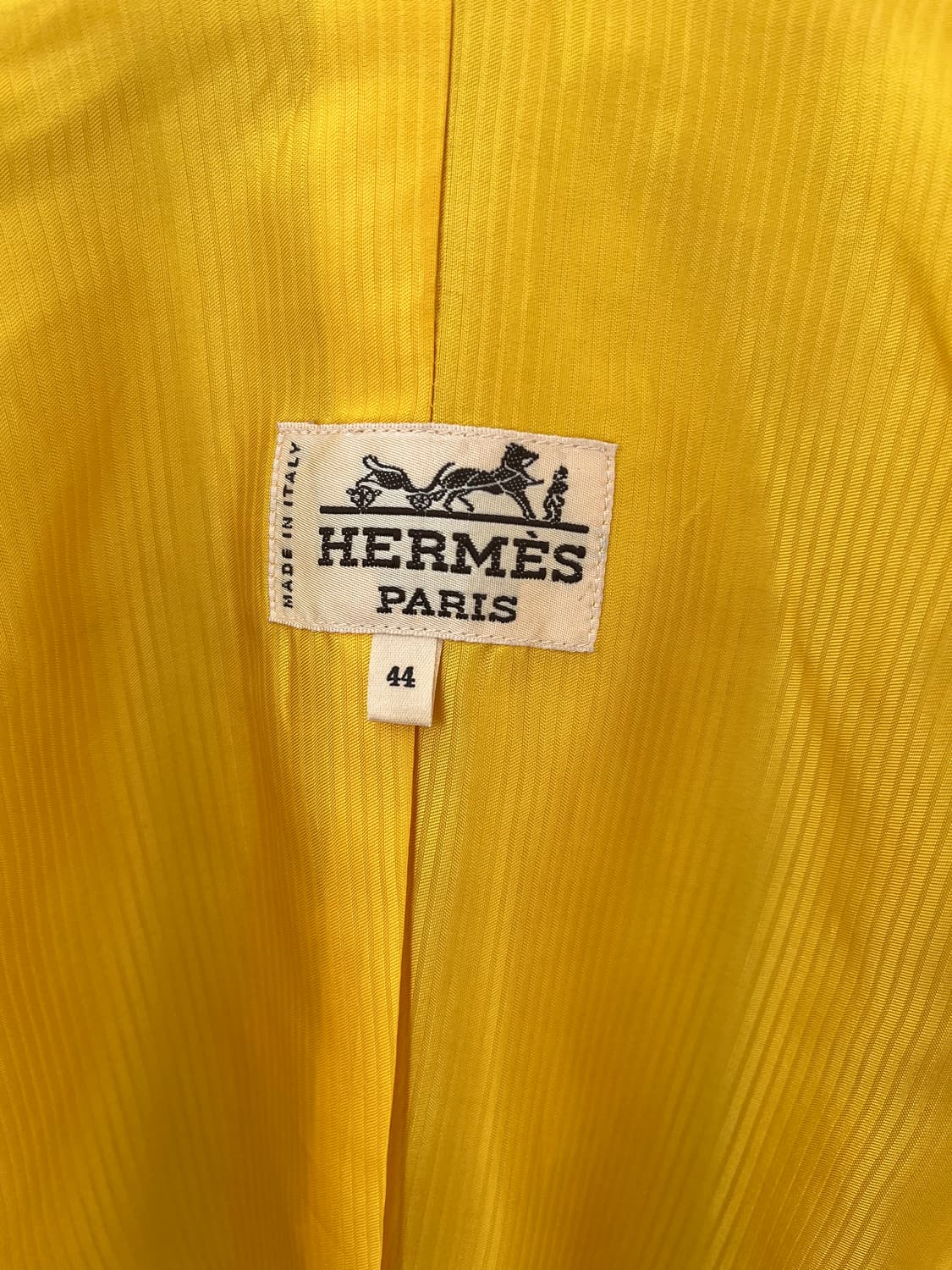 에르메스 옐로우 울 블레이저  상품이미지4