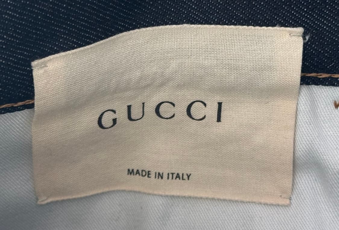 구찌 스트레이트핏 데님 팬츠 상품이미지5