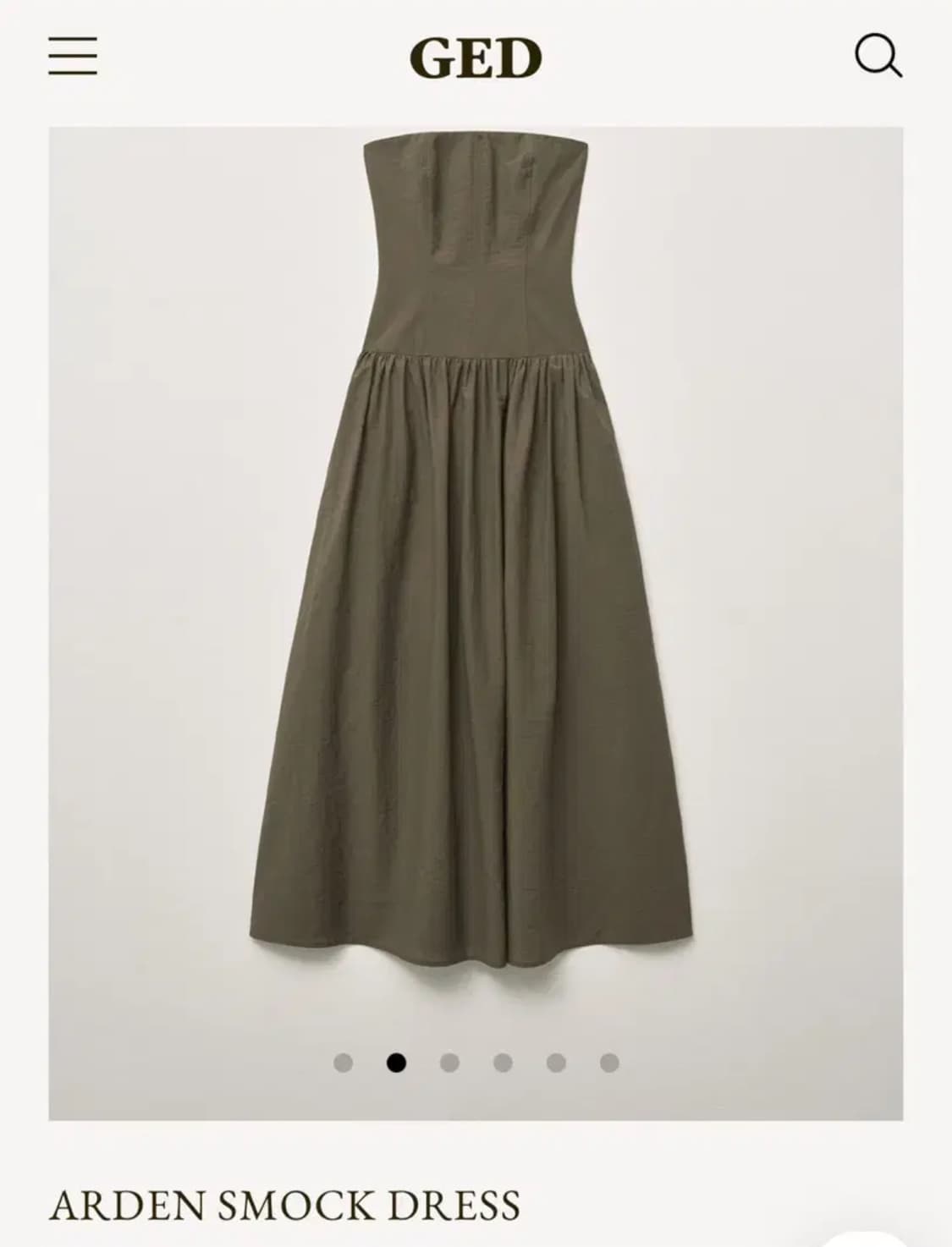 ged arden smock dress 상품이미지1