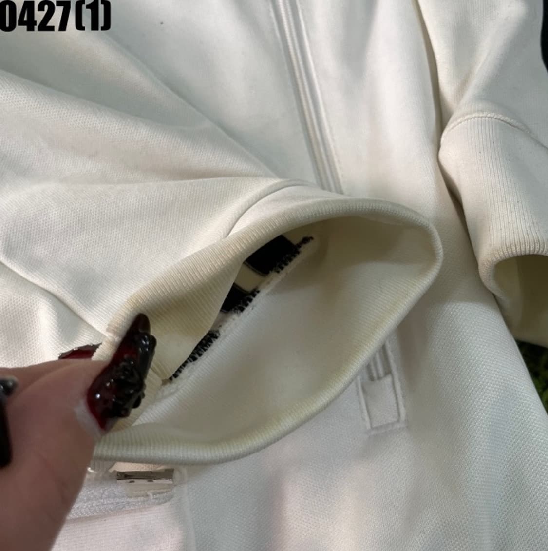 아디다스 파이어버드 져지집업 화이트 상품이미지4