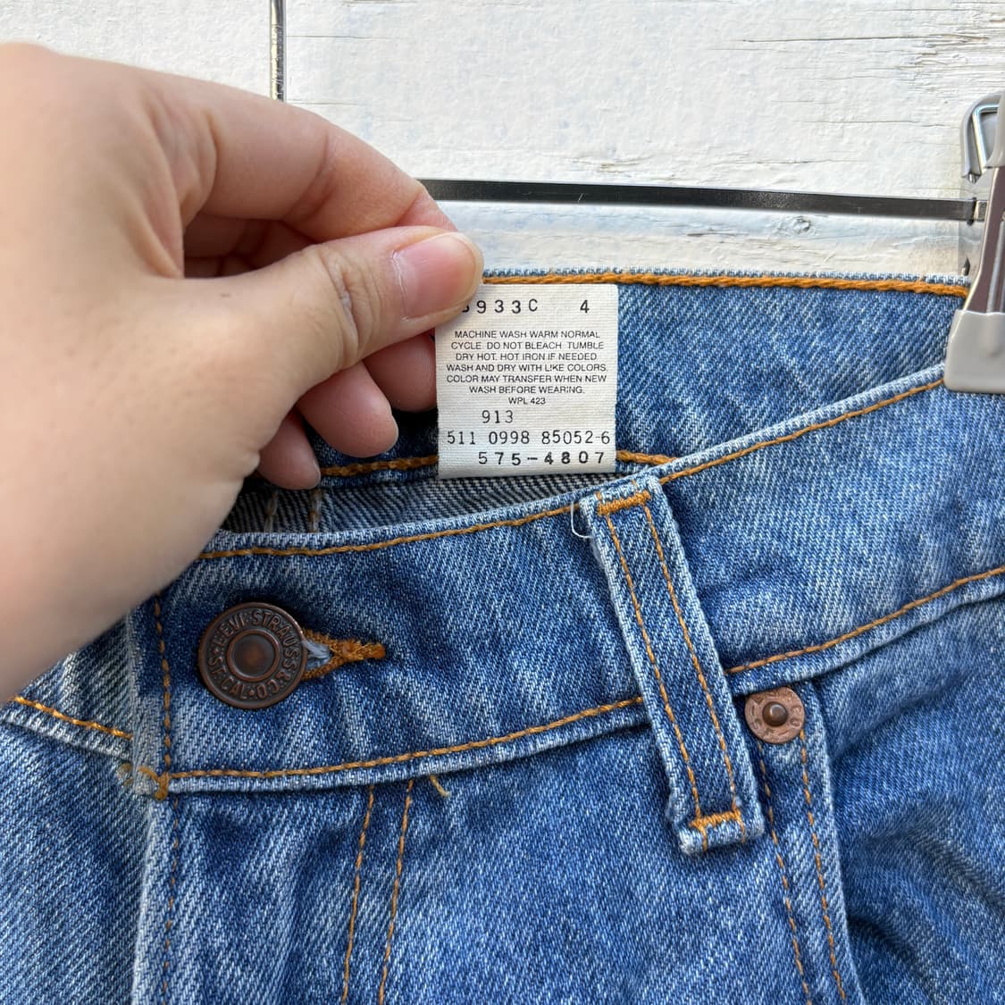 Levi’s 90s 리바이스 made in usa 575 데님 팬츠 상품이미지8