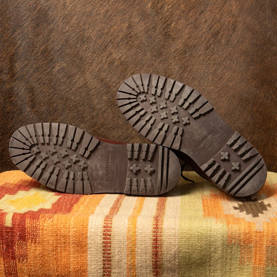 [270] 00s 버버리 런던 이태리메이드 투톤 윙팁 슈즈  상품이미지7