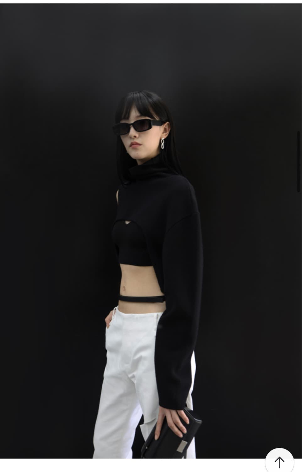CENE OVERLAY TURTLE-NECK SWEATER  상품이미지3