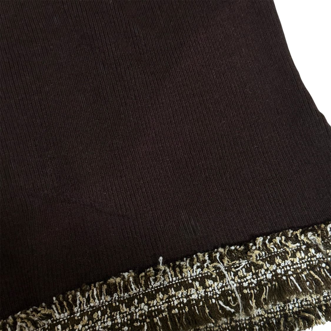 00s 페미닌 무드 트위드 트리밍 니트 집업 상품이미지5