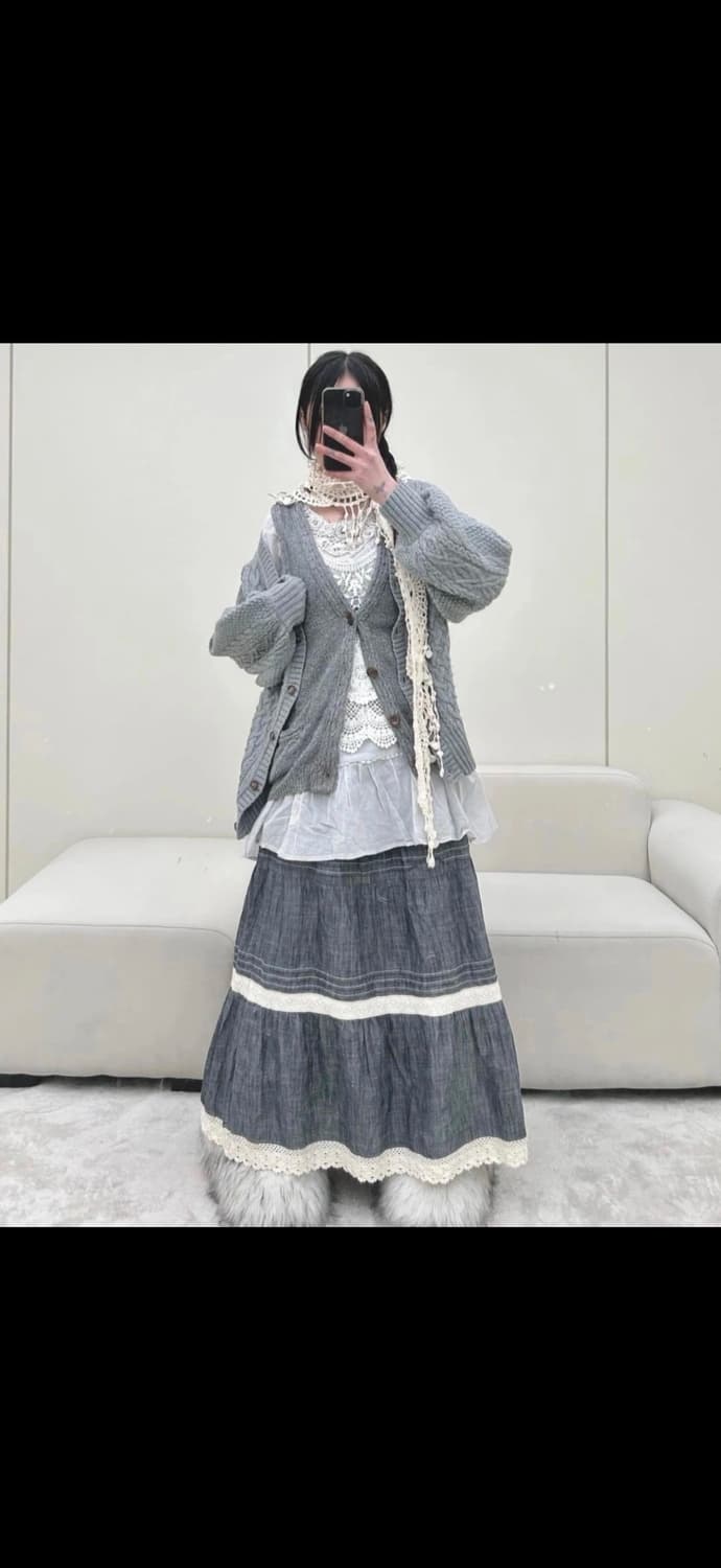 크루빈티지 상의 세트 상품이미지1