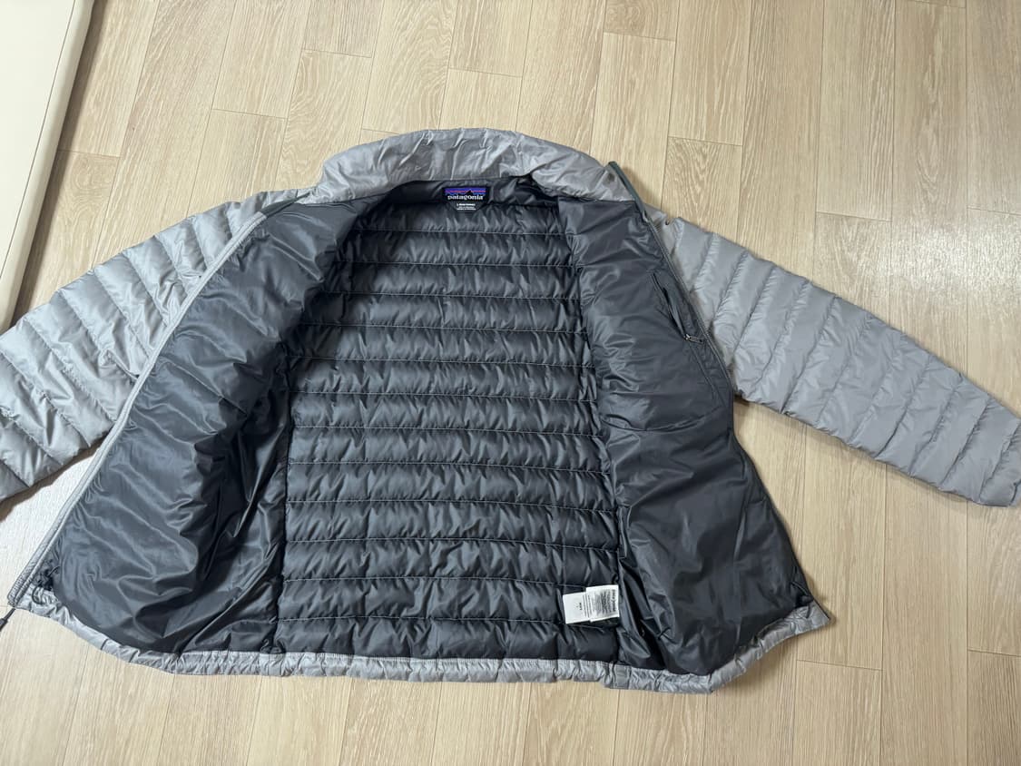 L 파타고니아 다운스웨터 자켓 실버 그레이 상품이미지5