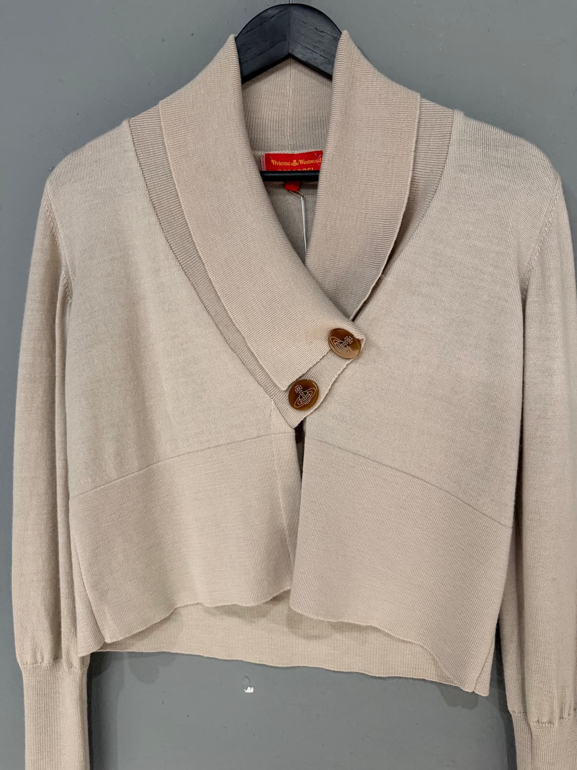 Vivienne Westwood drape collar cardigan 상품이미지3