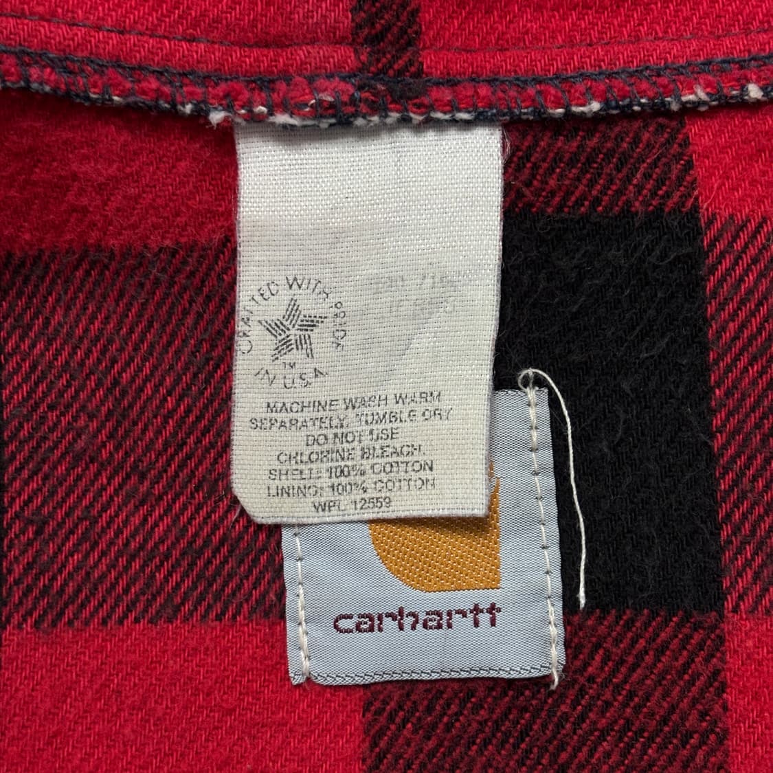 80s 빈티지 칼하트 데님 액티브 자켓 상품이미지4